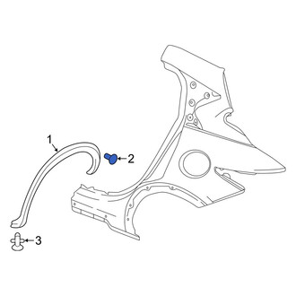 Infiniti OE - Wheel Arch Molding Grommet