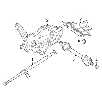 Infiniti OE - Rear Suspension - Axle & Differential (AWD)
