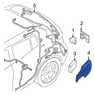 Infiniti OE - Rear Left Blind Spot Detection System Warning Sensor Bracket