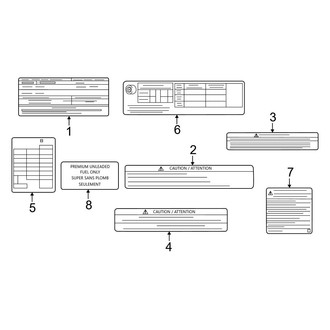 Infiniti OE - Information Labels - Labels