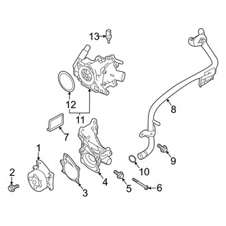 Infiniti OE - Cooling - Water Pump