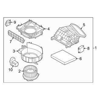 Infiniti OE - Air Conditioner & Heater - Blower Motor & Fan
