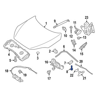 Infiniti OE - Hood Seal Clip
