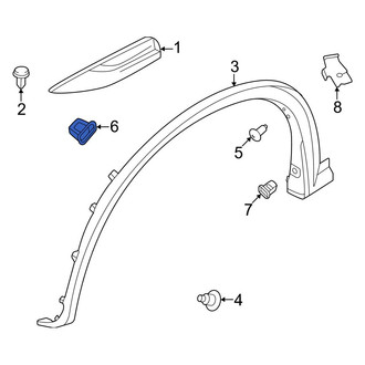 Infiniti OE - Wheel Arch Molding Grommet