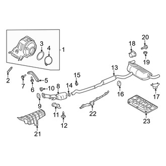 Infiniti OE - Exhaust System - Exhaust Components