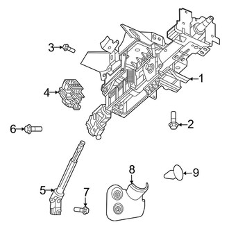 Infiniti OE - Steering Column Assembly (W/O Power Tilt)