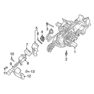 Infiniti OE - Steering Column Assembly (With Power Tilt)