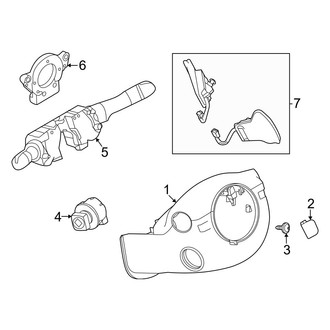 Infiniti OE - Steering Column - Shroud, Switches & Levers