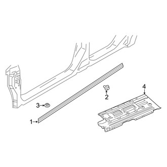 Infiniti OE - Pillars, Rocker & Floor - Exterior Trim