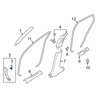 Infiniti OE - Kick Panel Retainer