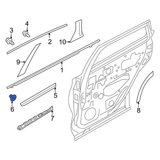 Infiniti OE - Door Molding Grommet