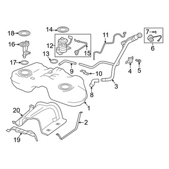 Infiniti OE - Fuel System Components