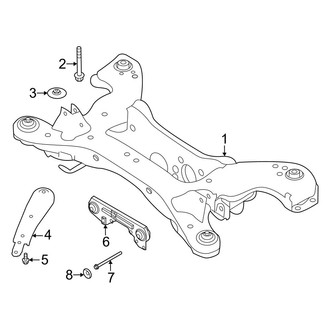 Infiniti OE - Rear Suspension - Suspension Mounting