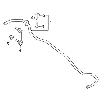 Infiniti OE - Rear Suspension - Stabilizer Bar & Components