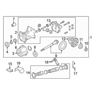 Infiniti OE - Rear Suspension - Axle & Differential