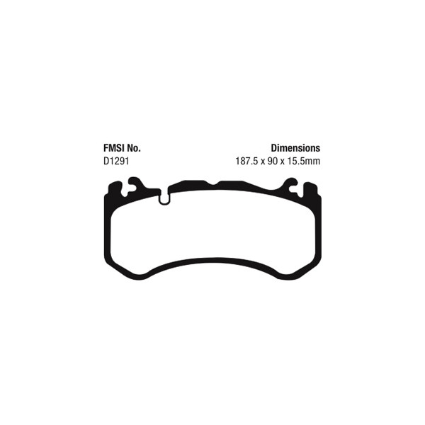 EBC Brakes YELLOWSTUFF Fast Street & Track Brake Pads - DP41939R - Ebc Brakes | Australia