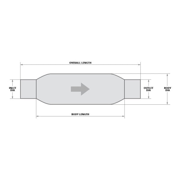 Hedman Hedders® 25007 Aluminized Steel Glass Pack Gray Exhaust