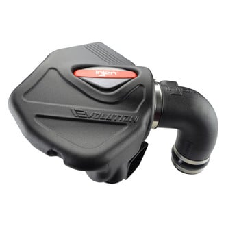 Injen® - Evolution Series Rotomolded Black Cold Air Intake System with Dry Red Filter