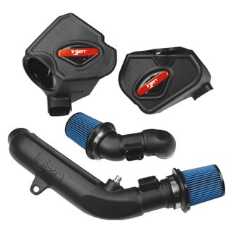 Injen® - Evolution Series Rotomolded Black Cold Air Intake System with Blue Filter with Black Badge