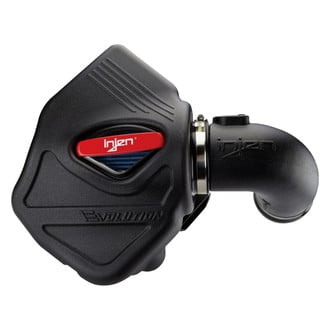 Injen® - Evolution Series Rotomolded Black Cold Air Intake System with Dry Red Filter