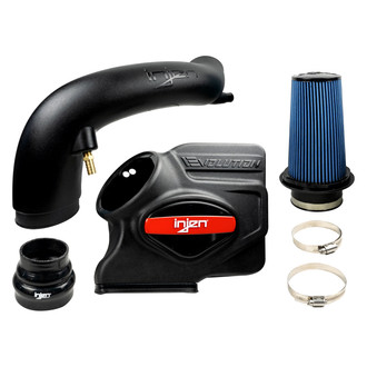 Injen® - Evolution Series Rotomolded Black Cold Air Intake System with Oiled Filter