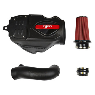 Injen® - Evolution Series Rotomolded Black Cold Air Intake System with Oiled Red Filter
