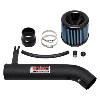 Injen® - IS Series Polished Black Short Ram Air Intake System with Blue Filter