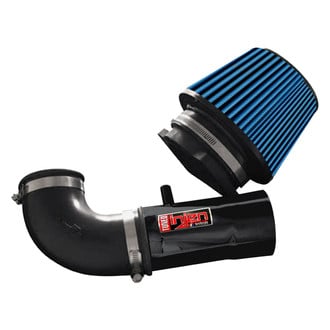 Injen® - IS Series Polished Black Short Ram Air Intake System with Blue Filter