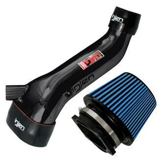 Injen® - IS Series Polished Black Short Ram Air Intake System with Blue Filter