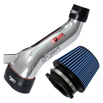 Injen® - IS Series Polished Silver Short Ram Air Intake System with Blue Filter