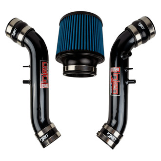 Injen® - IS Series Polished Black Short Ram Air Intake System with Blue Filter