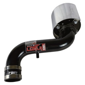 Injen® - IS Series Polished Black Short Ram Air Intake System with Blue Filter