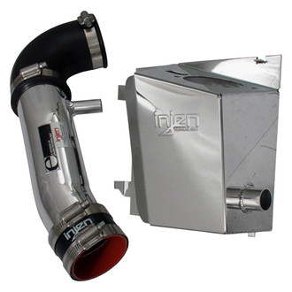 Injen® - IS Series Polished Silver Short Ram Air Intake System with Blue Filter