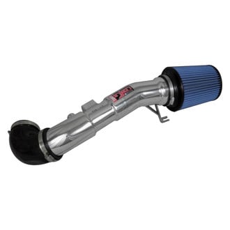 Injen® - PF Series Power-Flow Polished Silver Cold Air Intake System with Blue Filter