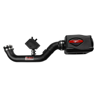 Injen® - PF Series Power-Flow Wrinkle Black Cold Air Intake System with Blue Filter with Rotomolded Air Filter Housing