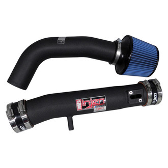 Injen® - PF Series Power-Flow Wrinkle Black Cold Air Intake System with Blue Filter