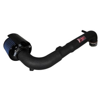 Injen® - PF Series Power-Flow Wrinkle Black Cold Air Intake System with Blue Filter