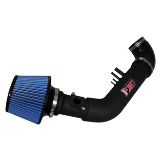 Injen® - PF Series Power-Flow Wrinkle Black Cold Air Intake System with Blue Filter