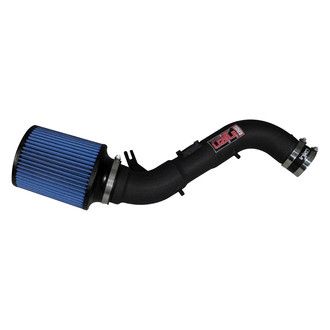 Injen® - PF Series Power-Flow Wrinkle Black Cold Air Intake System with Blue Filter