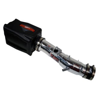 Injen® - PF Series Power-Flow Polished Silver Cold Air Intake System with Blue Filter with Rotomolded Air Filter Housing