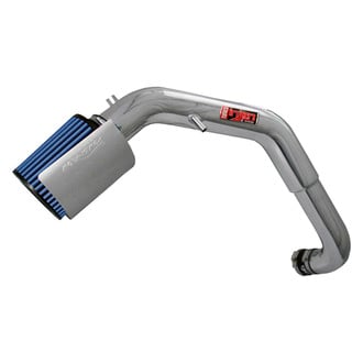 Injen® - PF Series Power-Flow Polished Silver Cold Air Intake System with Blue Filter