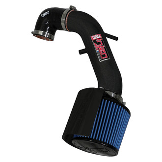 Injen® - PF Series Power-Flow Wrinkle Black Cold Air Intake System with Blue Filter