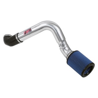 Injen® - PF Series Power-Flow Polished Silver Cold Air Intake System with Blue Filter