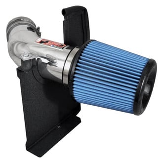 Injen® - PF Series Power-Flow Polished Silver Cold Air Intake System with Blue Filter