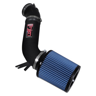 Injen® - PF Series Power-Flow Wrinkle Black Cold Air Intake System with Blue Filter
