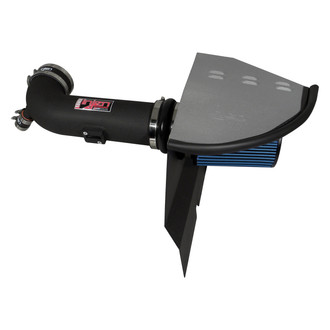 Injen® - PF Series Power-Flow Wrinkle Black Cold Air Intake System with Blue Filter
