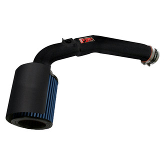Injen® - PF Series Power-Flow Wrinkle Black Cold Air Intake System with Blue Filter