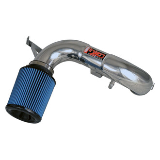 Injen® - PF Series Power-Flow Polished Silver Cold Air Intake System with Blue Filter