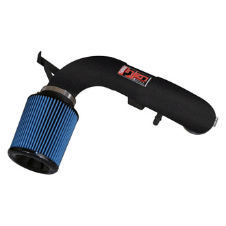 Injen® - PF Series Power-Flow Wrinkle Black Cold Air Intake System with Blue Filter