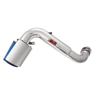 Injen® - PF Series Power-Flow Polished Silver Cold Air Intake System with Blue Filter